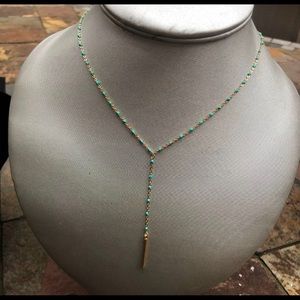 Turquoise and Gold Necklace